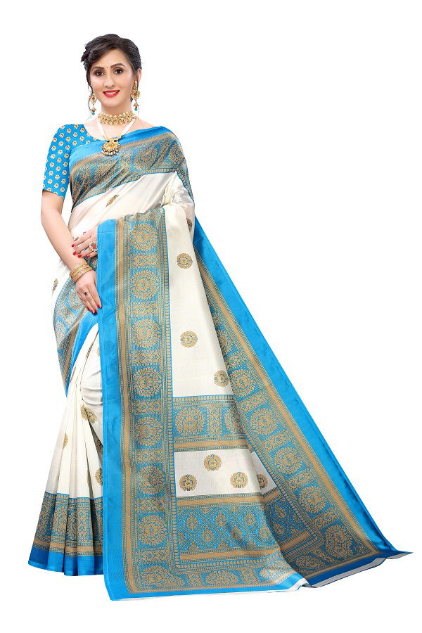 Printed Art Silk 9 Printed Regular Wear Saree Collection